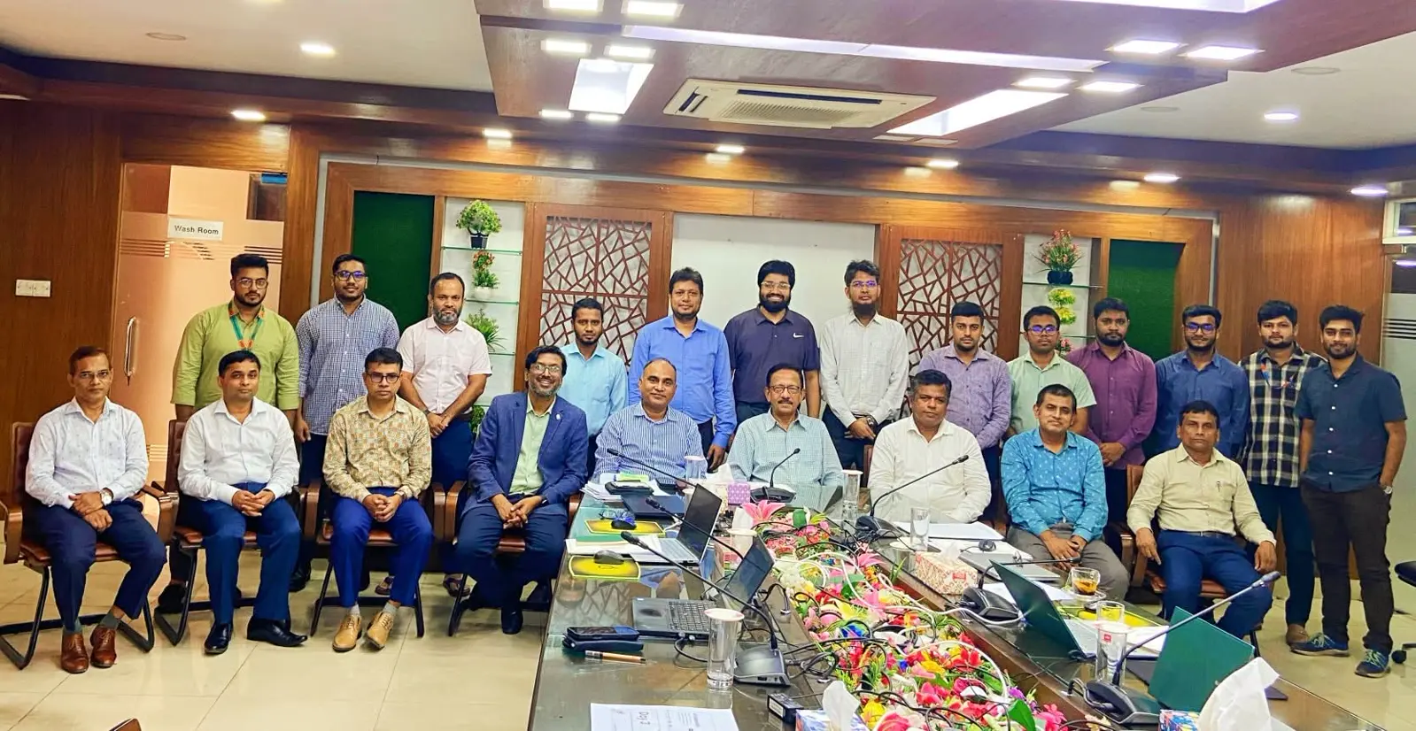 BEPRC professionals gathered after an AI productivity training session