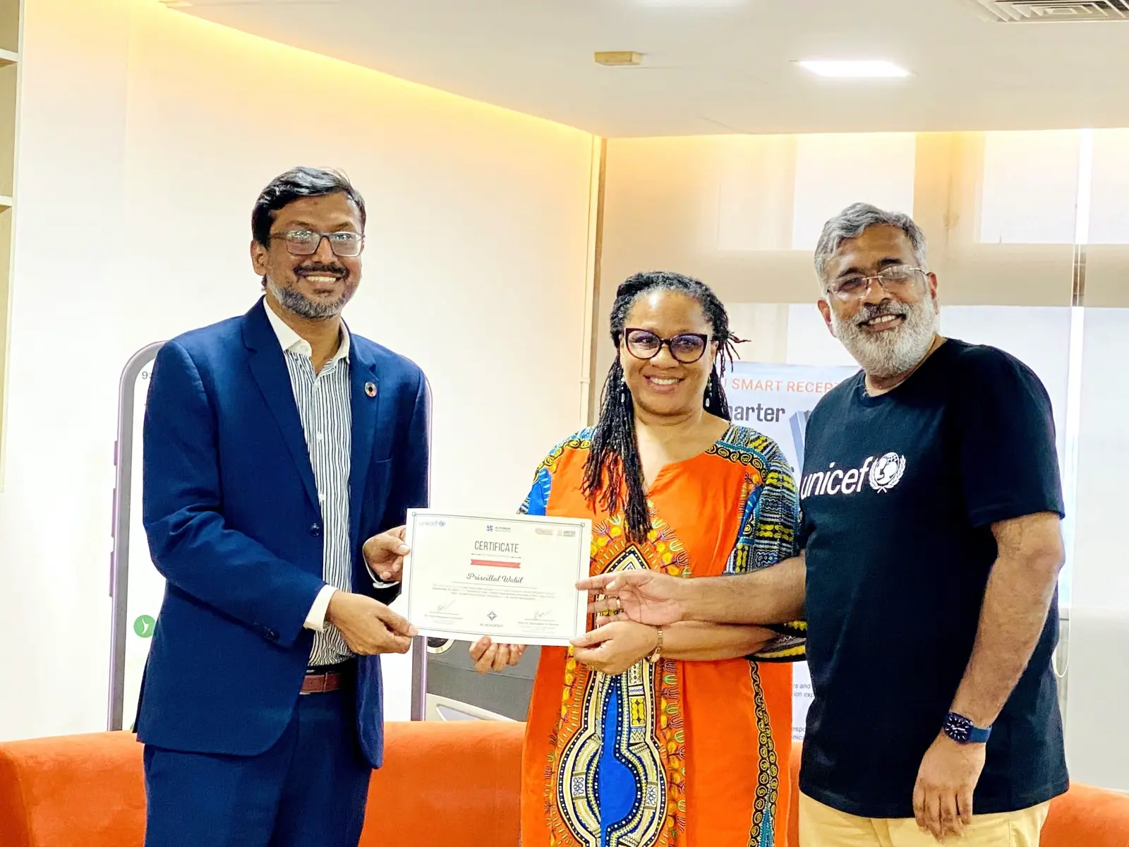 Participants working together during an AI Forum Bangladesh programme